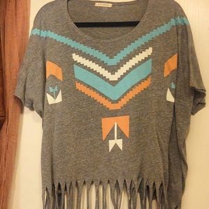 Boho oversized shirt